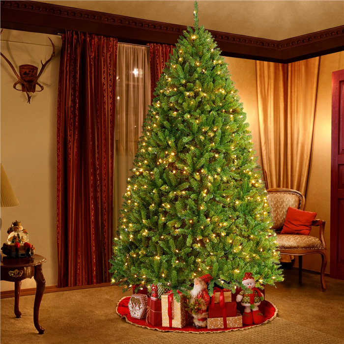 The Holiday Aisle® Green Spruce Artificial Christmas Tree with 700